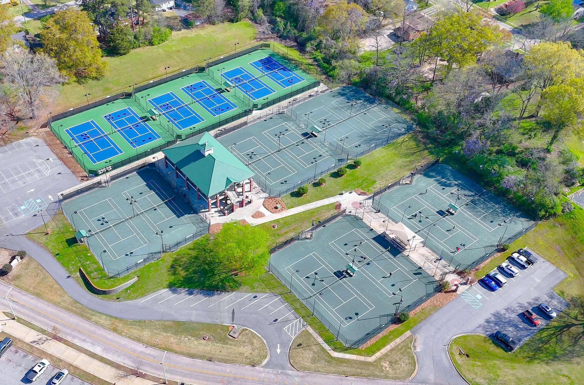 Tennis Center aerial photo